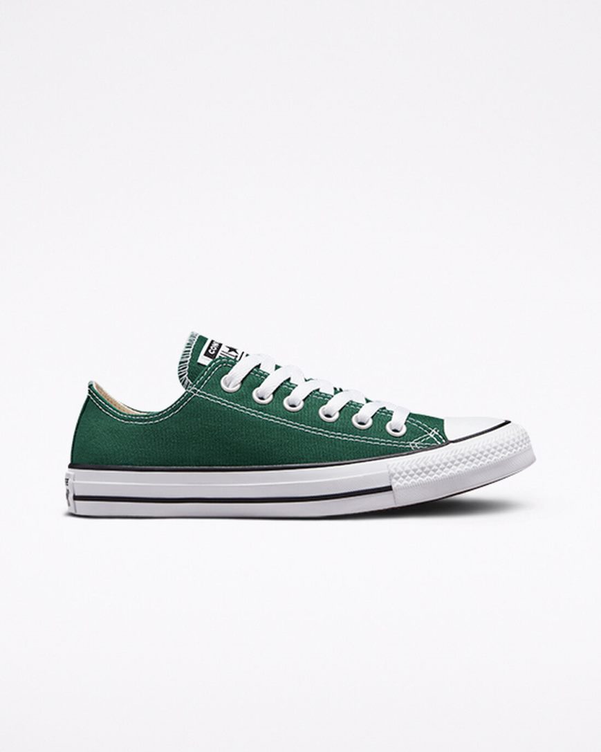 Converse Chuck Taylor All Star Seasonal Color Lave Sko Herre Grønn Hvite Svarte | 249KLMQNF