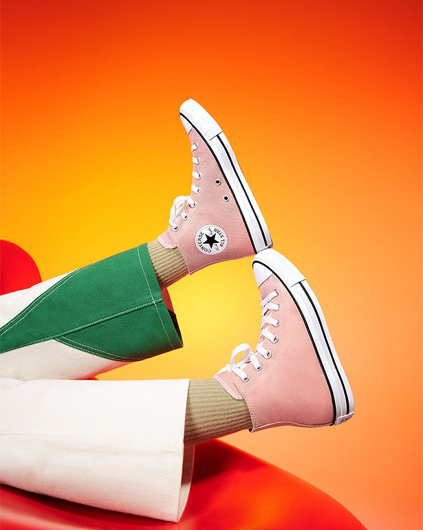 Converse Chuck Taylor All Star Seasonal Color Høye Sko Herre Rosa | 923XRNABV