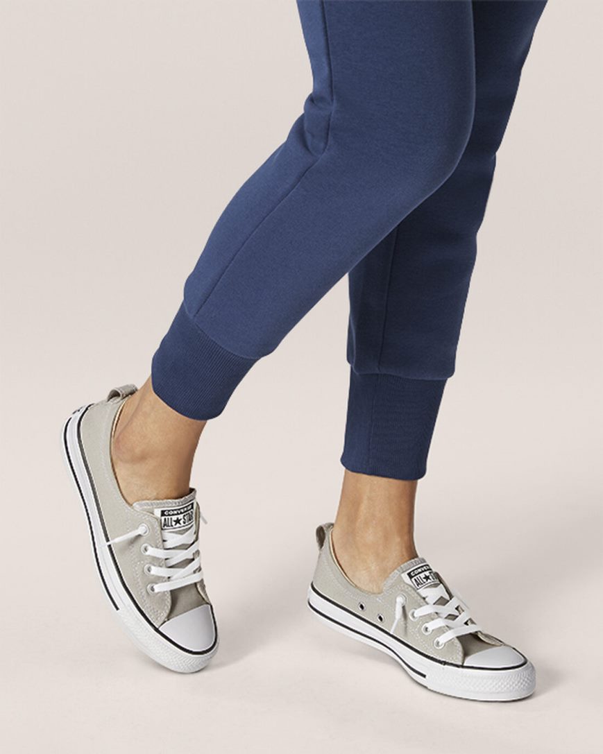 Converse Chuck Taylor All Star Shoreline Slip On Sko Dame Grå | 067THCAJZ