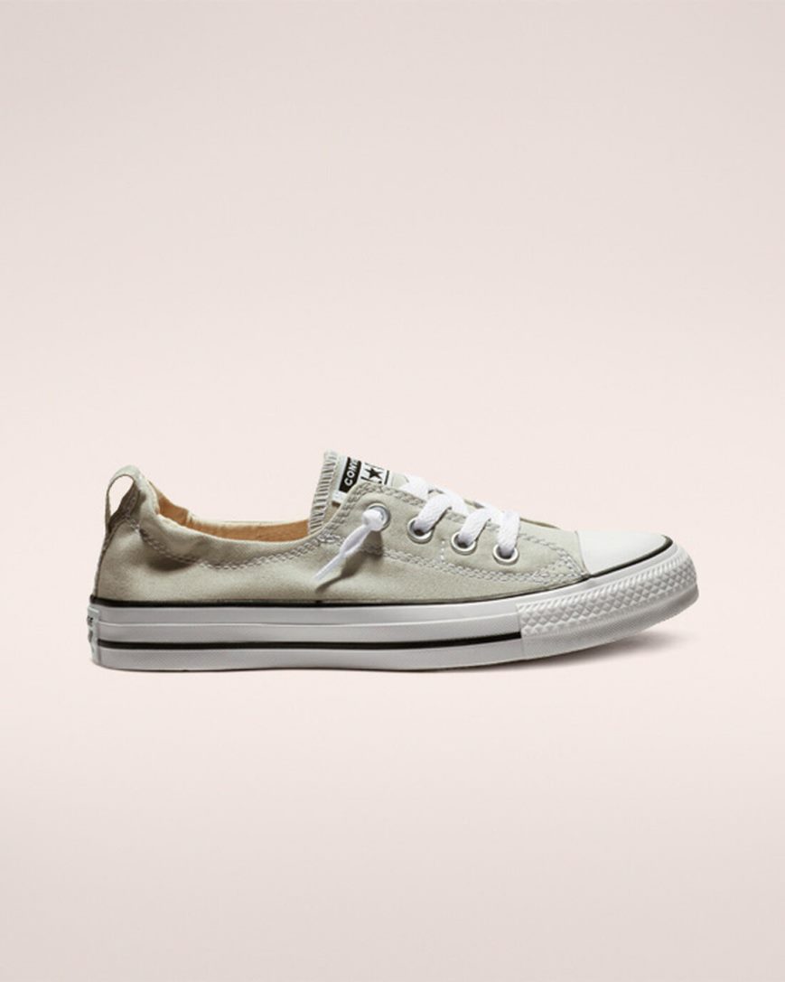 Converse Chuck Taylor All Star Shoreline Slip On Sko Dame Grå | 067THCAJZ