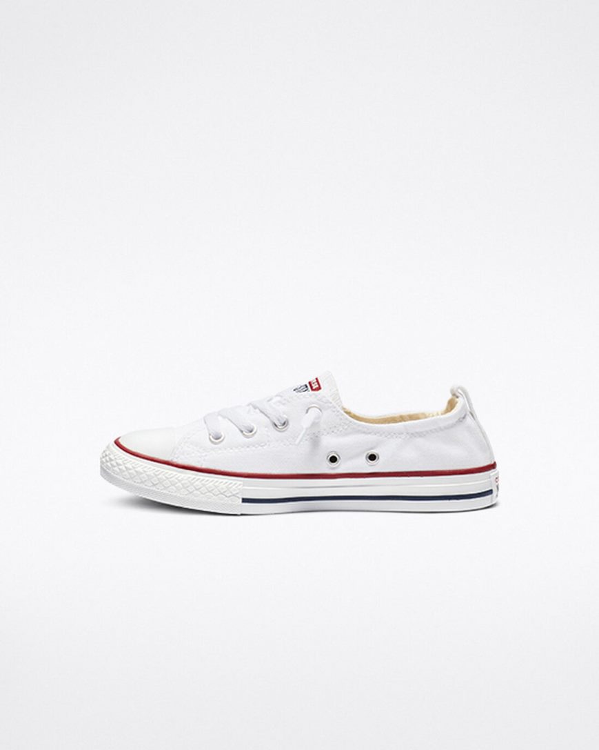 Converse Chuck Taylor All Star Shoreline Slip On Sko Jente Hvite | 142SRBGKY