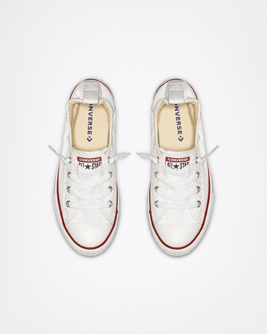 Converse Chuck Taylor All Star Shoreline Slip On Sko Jente Hvite | 142SRBGKY