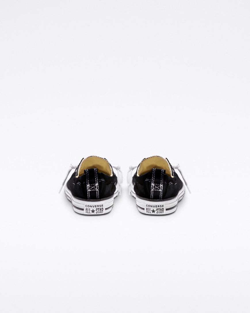 Converse Chuck Taylor All Star Shoreline Slip On Sko Jente Svarte | 381WLGTOP