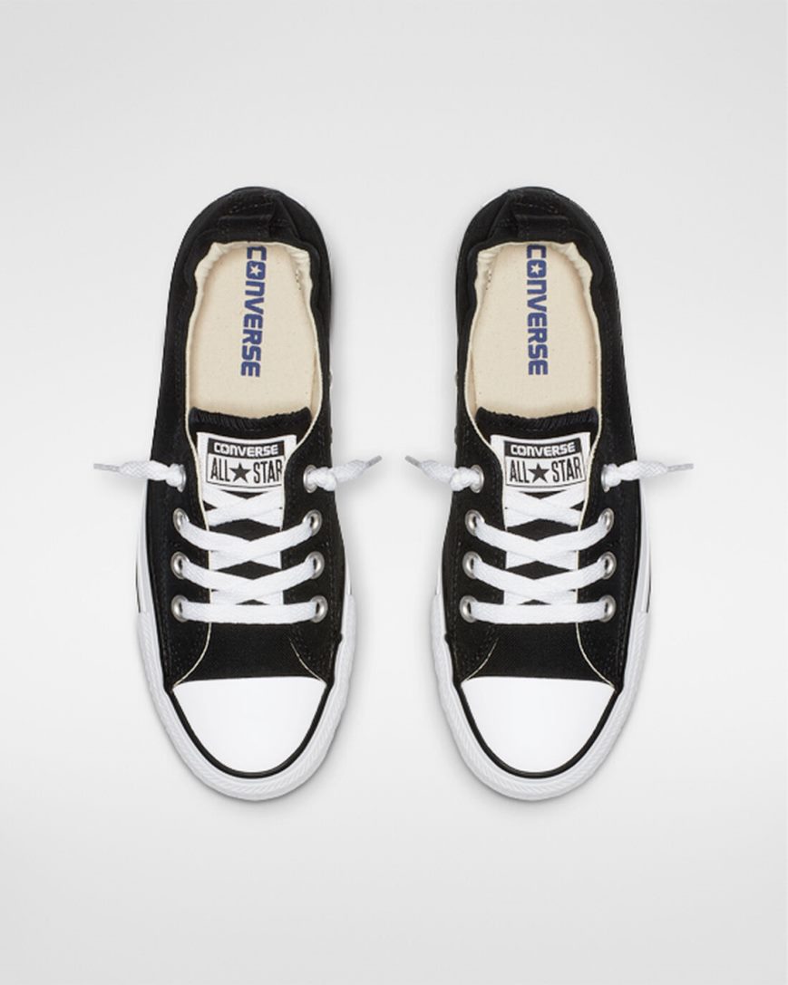 Converse Chuck Taylor All Star Shoreline Slip On Sko Dame Svarte | 720HESRJD