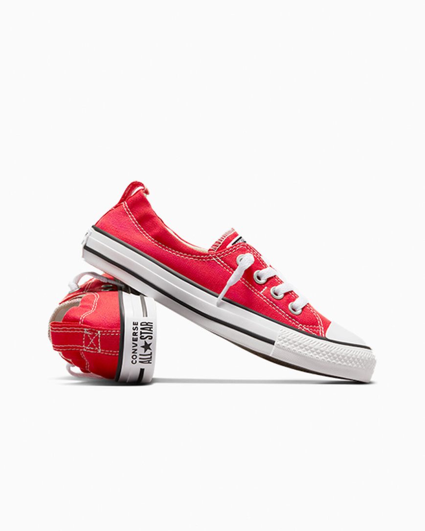 Converse Chuck Taylor All Star Shoreline Slip On Sko Dame Rød | 978EPNVRG