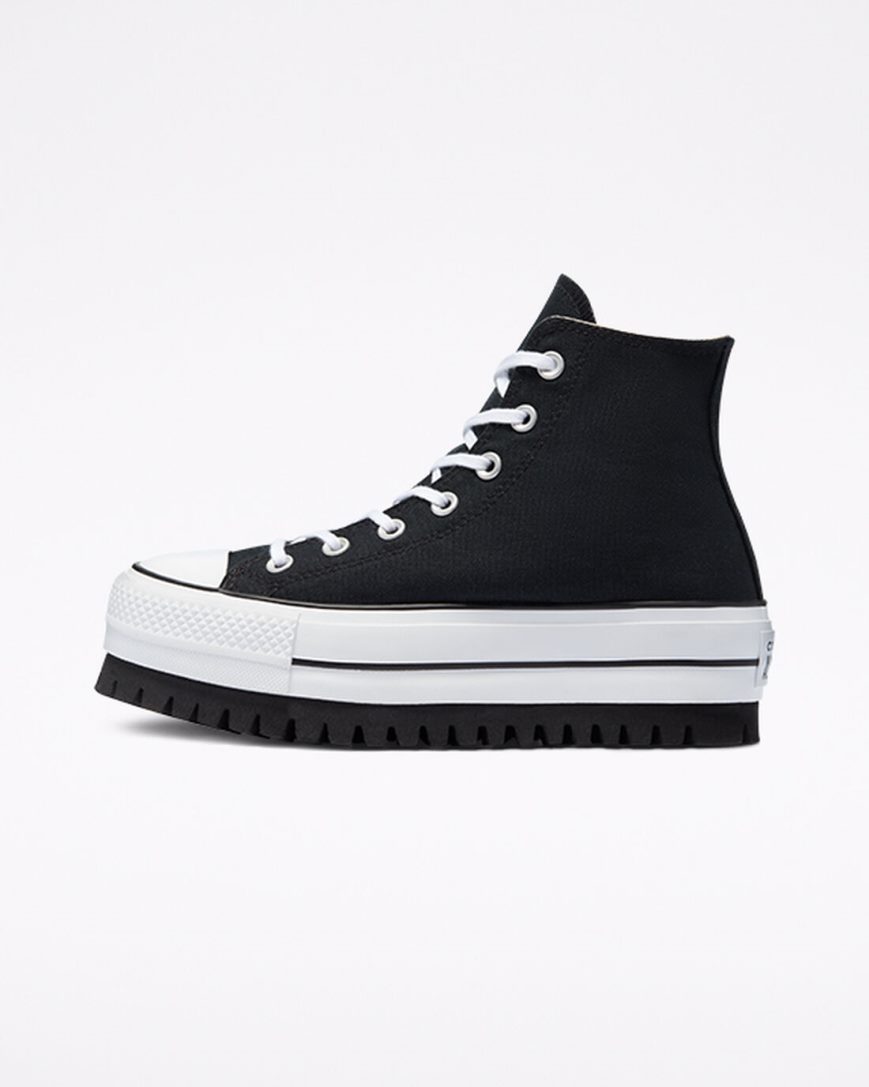 Converse Chuck Taylor All Star Trek Høye Sko Herre Svarte | 407QCFAID