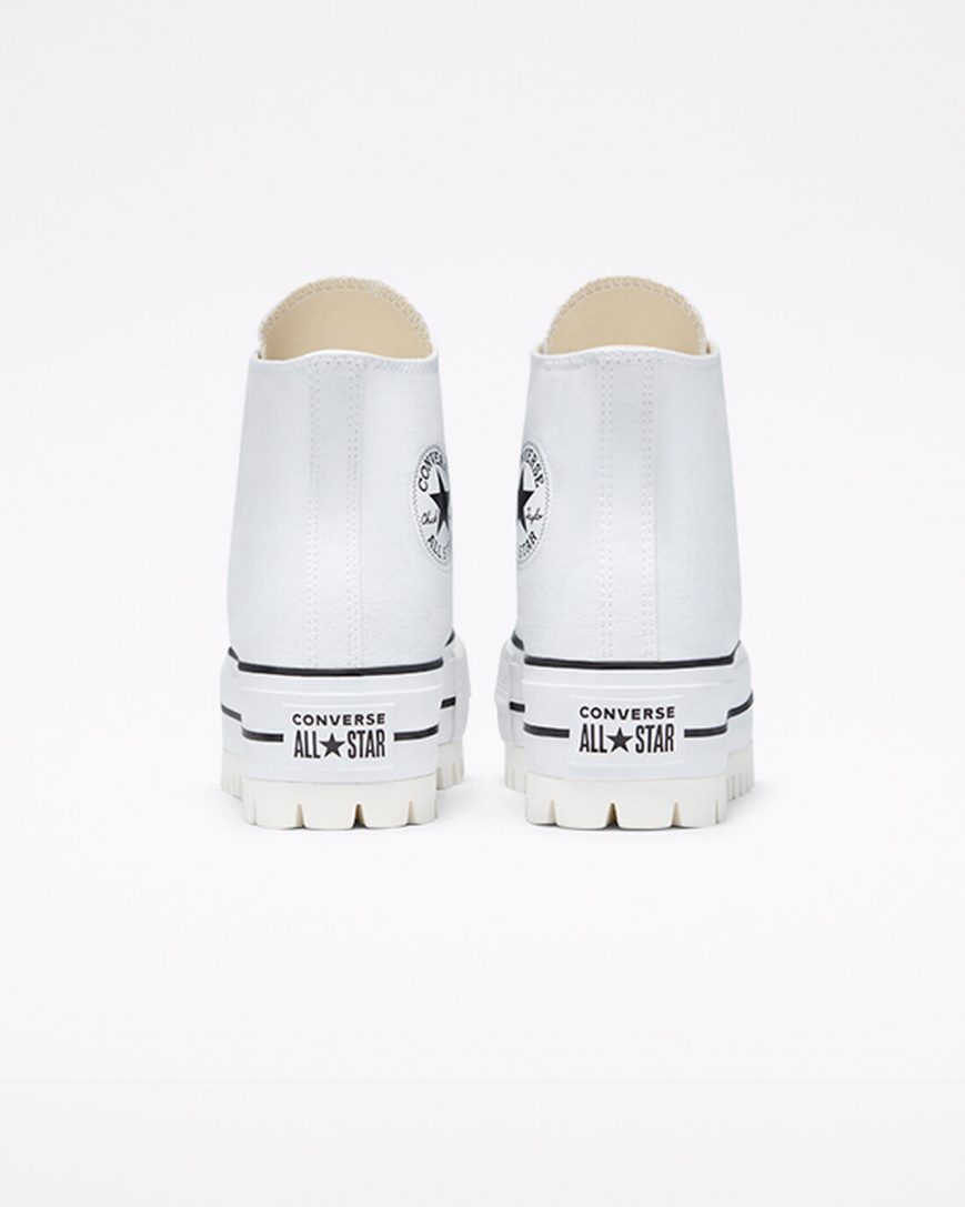 Converse Chuck Taylor All Star Trek Høye Platform Sko Dame Hvite | 980QBPWNH