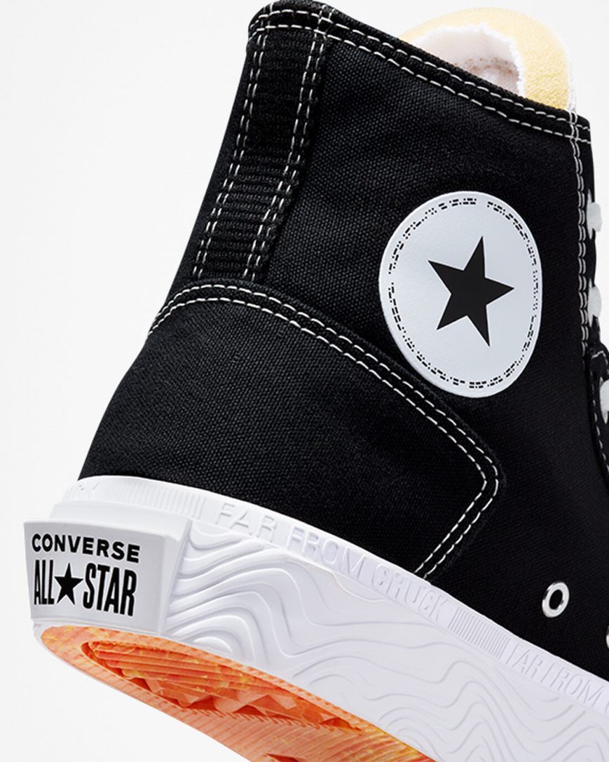 Converse Chuck Taylor Alt Star Canvas Høye Sko Herre Svarte Hvite | 643ZHOQFB