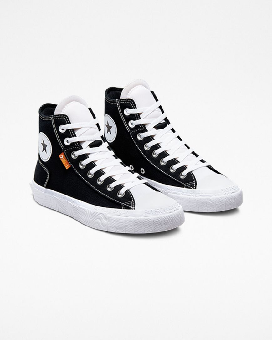 Converse Chuck Taylor Alt Star Canvas Høye Sko Herre Svarte Hvite | 643ZHOQFB