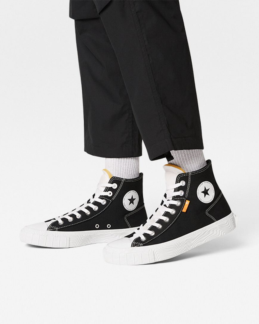 Converse Chuck Taylor Alt Star Canvas Høye Sko Herre Svarte Hvite | 643ZHOQFB