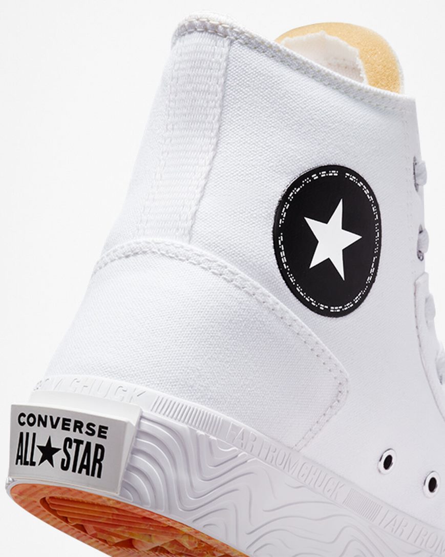 Converse Chuck Taylor Alt Star Canvas Høye Sko Herre Hvite Svarte Hvite | 685ZTDQFC