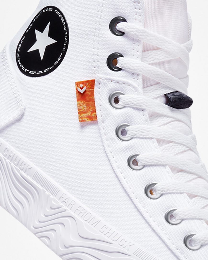 Converse Chuck Taylor Alt Star Canvas Høye Sko Herre Hvite Svarte Hvite | 685ZTDQFC
