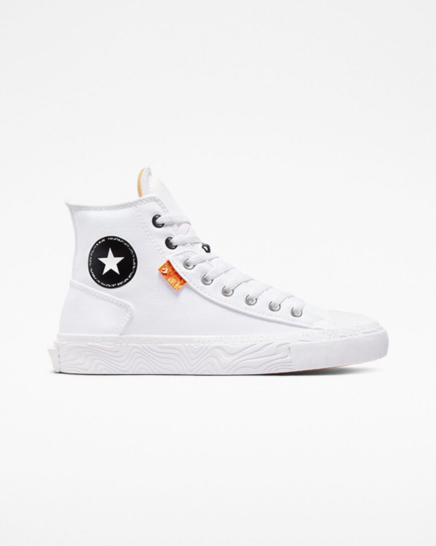 Converse Chuck Taylor Alt Star Canvas Høye Sko Herre Hvite Svarte Hvite | 685ZTDQFC