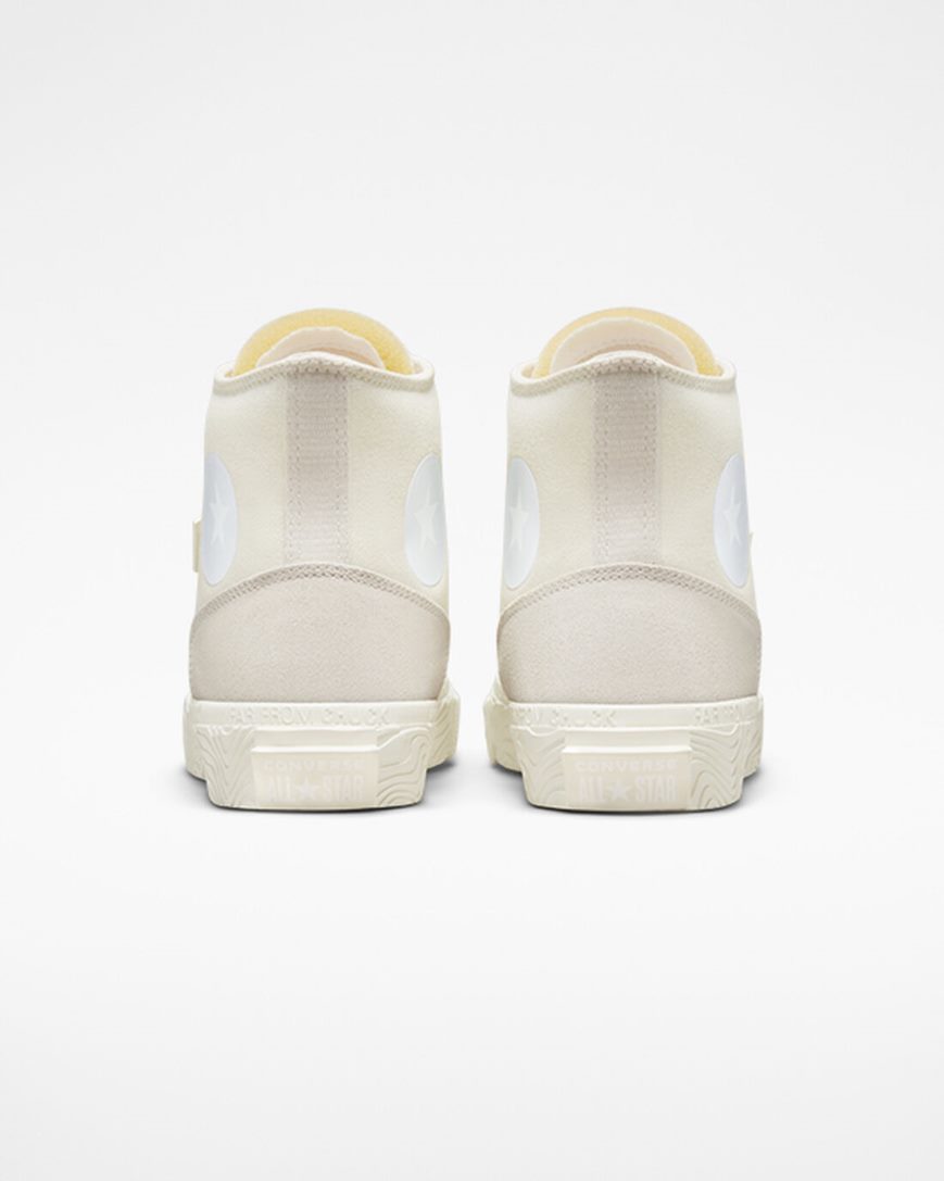 Converse Chuck Taylor Alt Star Wavy Høye Sko Herre Beige Hvite | 765KLIPUJ