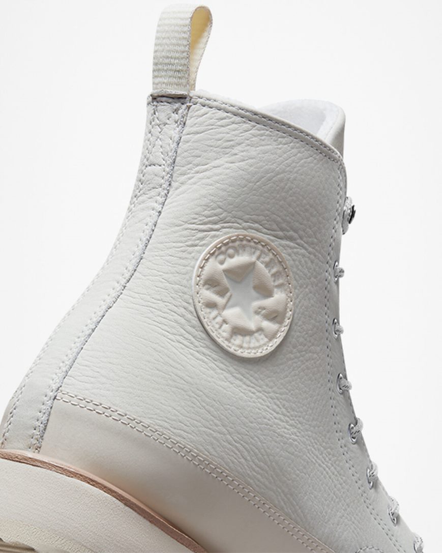 Converse Chuck Taylor Crafted Høye Støvler Herre Beige Beige Hvite Rosa | 143LDQUPI