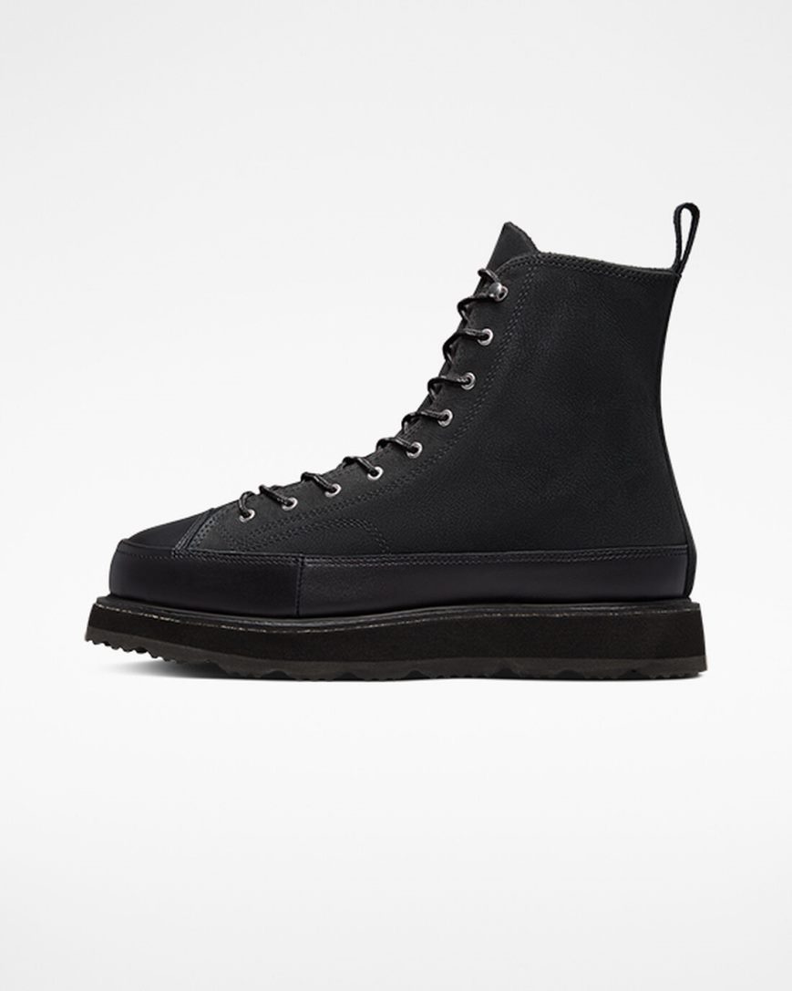Converse Chuck Taylor Crafted Høye Støvler Herre Svarte Rosa | 327AXKYME