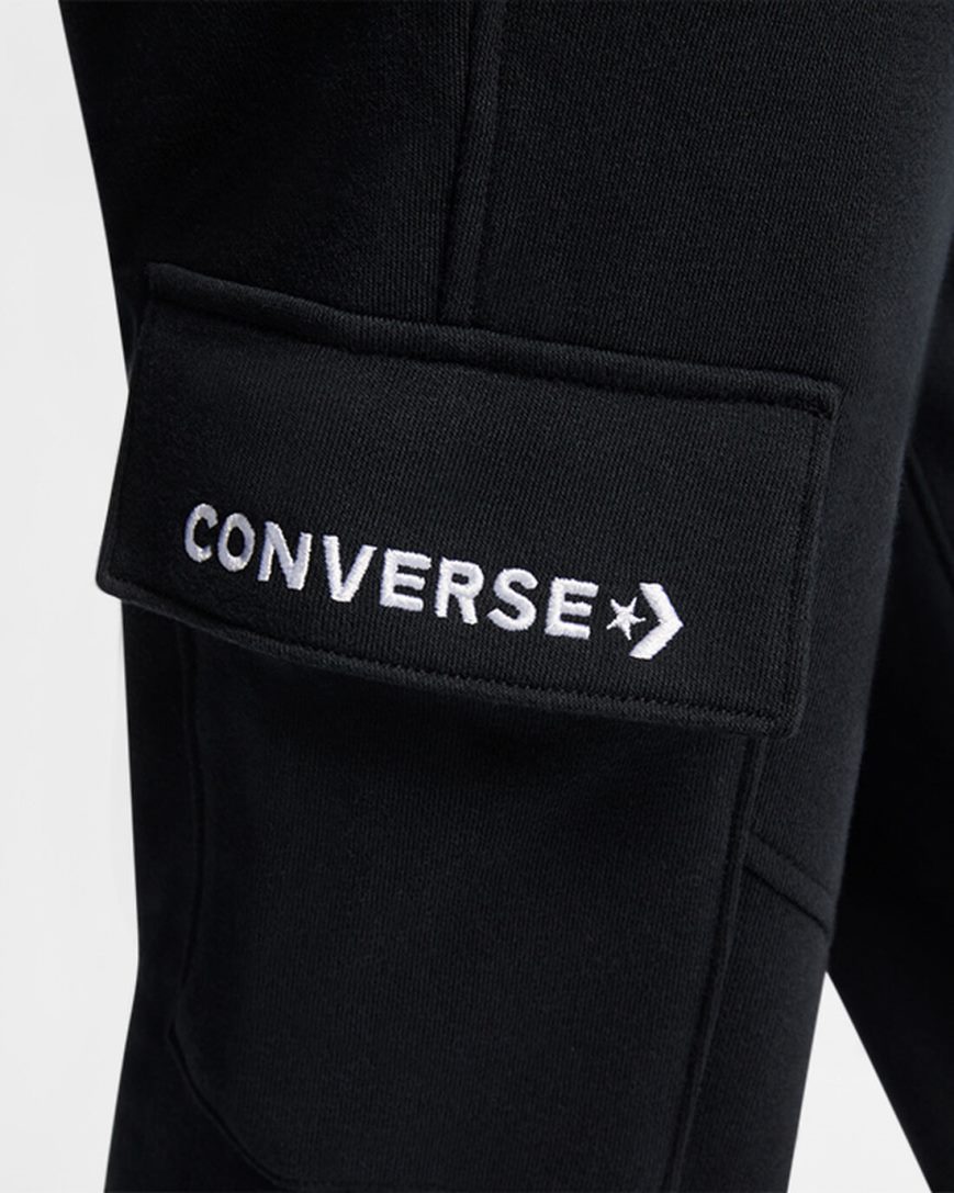 Converse Classic Fit Cargo Joggebukser Dame Svarte | 493ZWVBNK