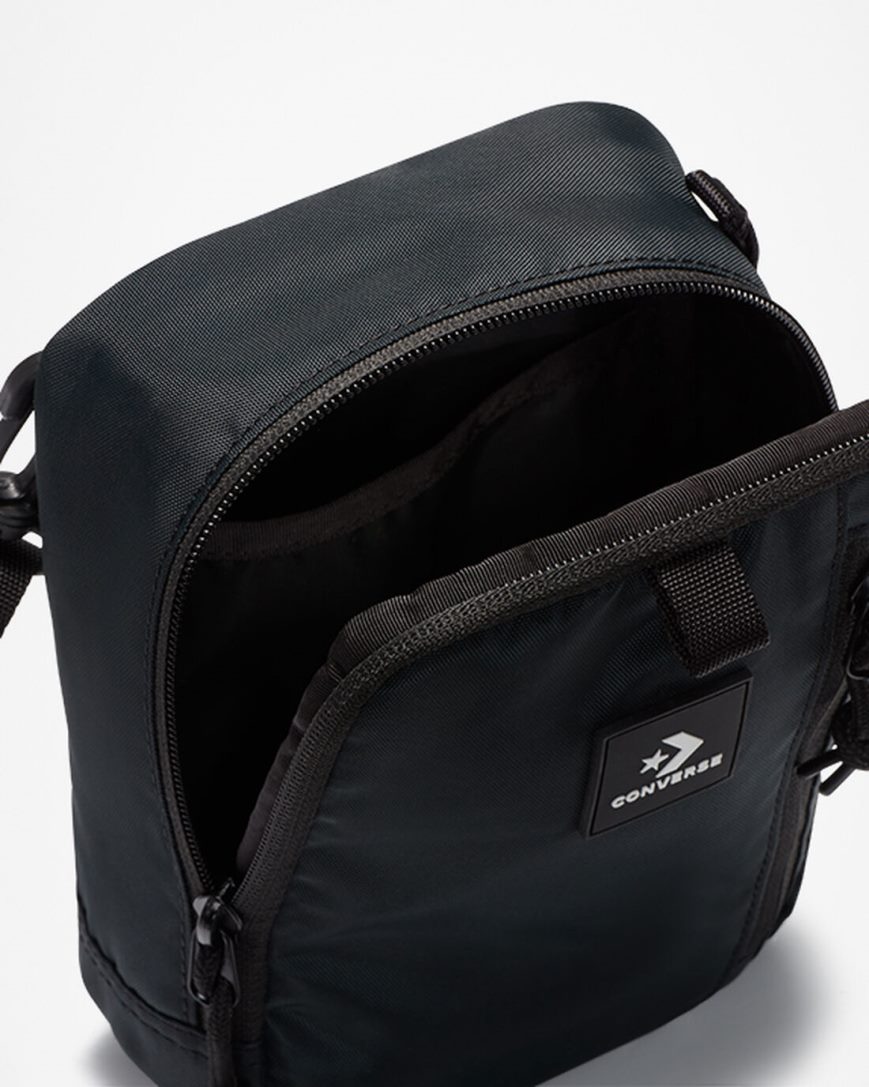 Converse Convertible Crossbody Vesker Dame Svarte | 425NWZRTJ