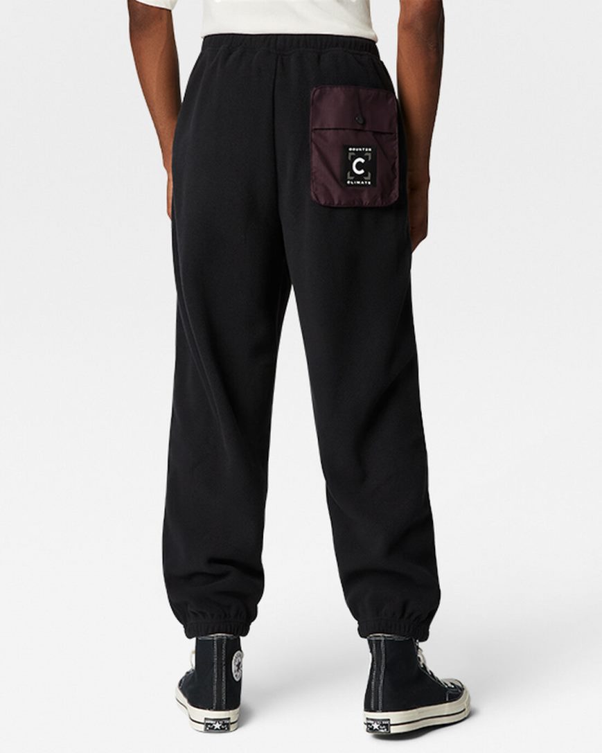 Converse Counter Climate Fleece Bukse Herre Svarte | 702JYWTGF