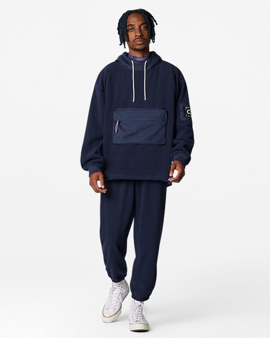 Converse Counter Climate Pullover Hettegensere Herre Obsidian | 193CHFUQP