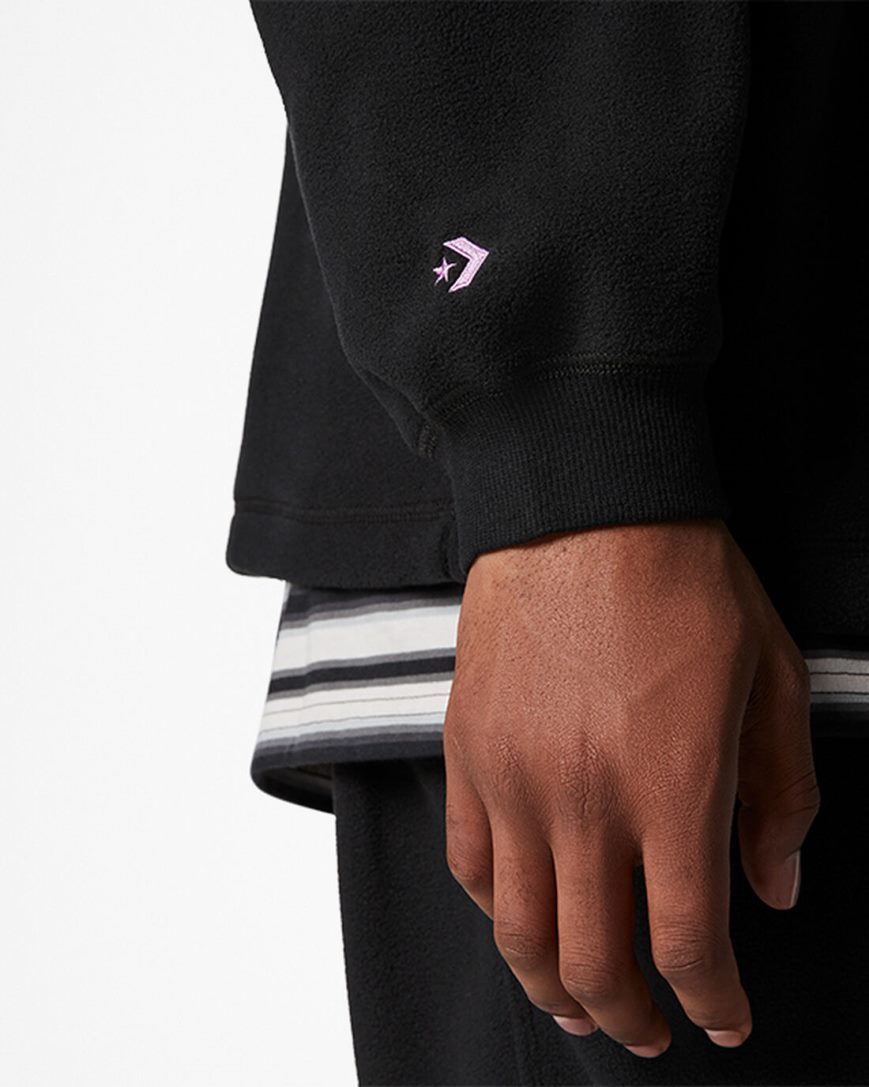 Converse Counter Climate Pullover Hettegensere Herre Svarte | 587OSJMEX