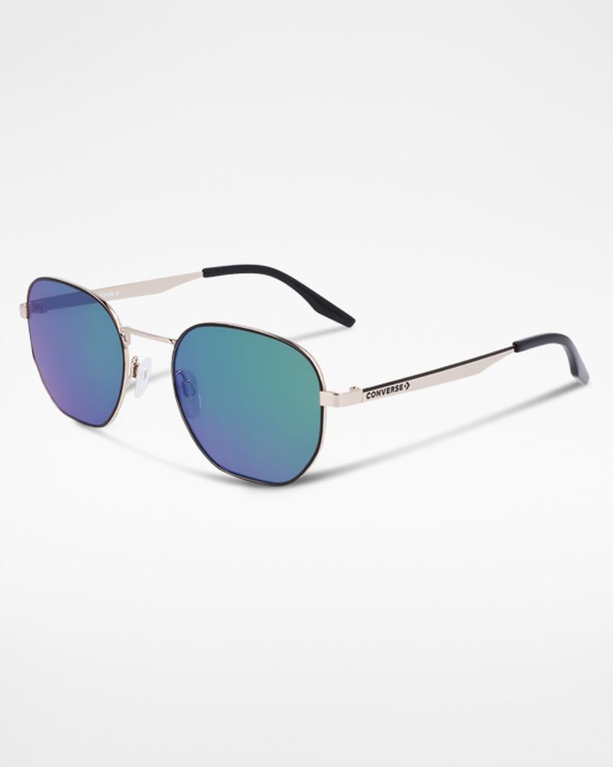 Converse Elevate Solbriller Dame Gull Svarte | 946IWFPCM