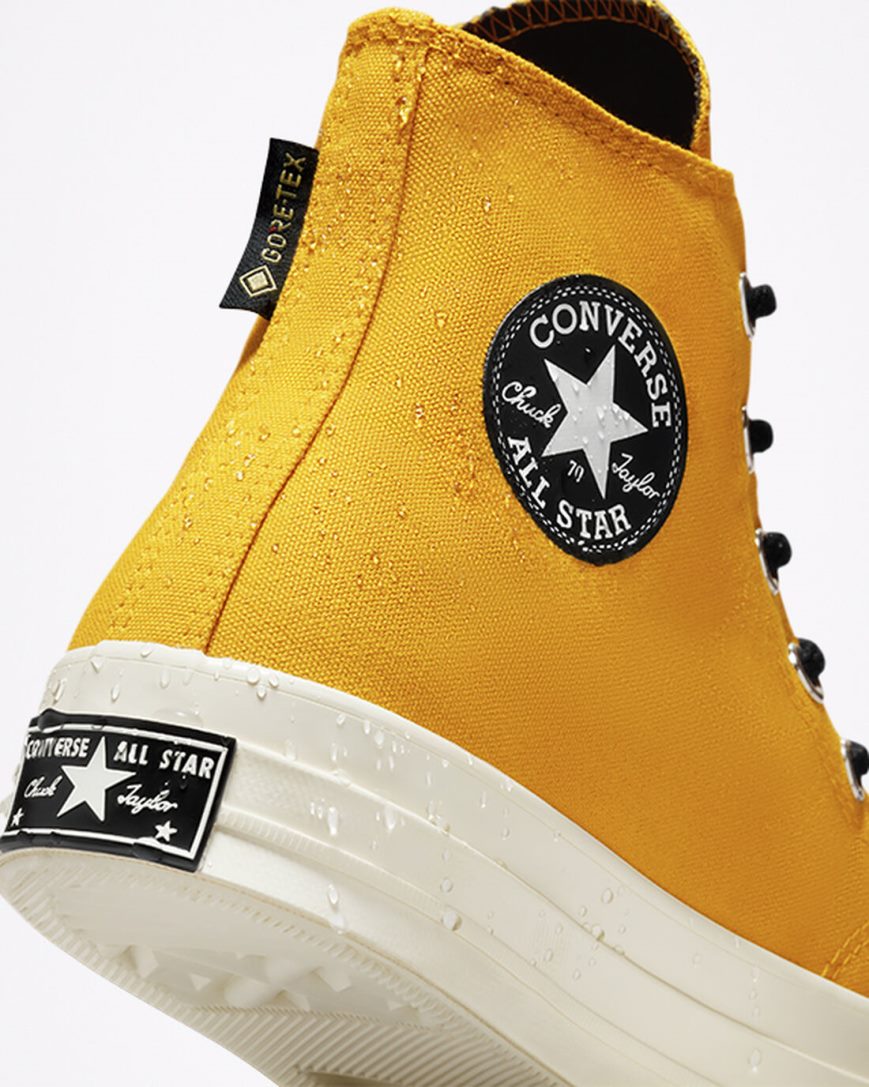 Converse Engineered Optimism Chuck 70 GORE-TEX Høye Sko Herre Gul Svarte | 891ZNTMKL