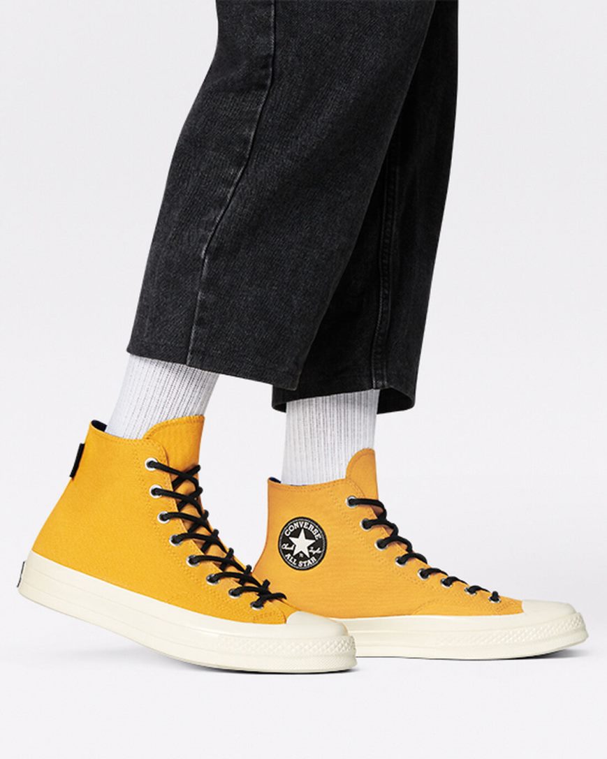 Converse Engineered Optimism Chuck 70 GORE-TEX Høye Sko Herre Gul Svarte | 891ZNTMKL
