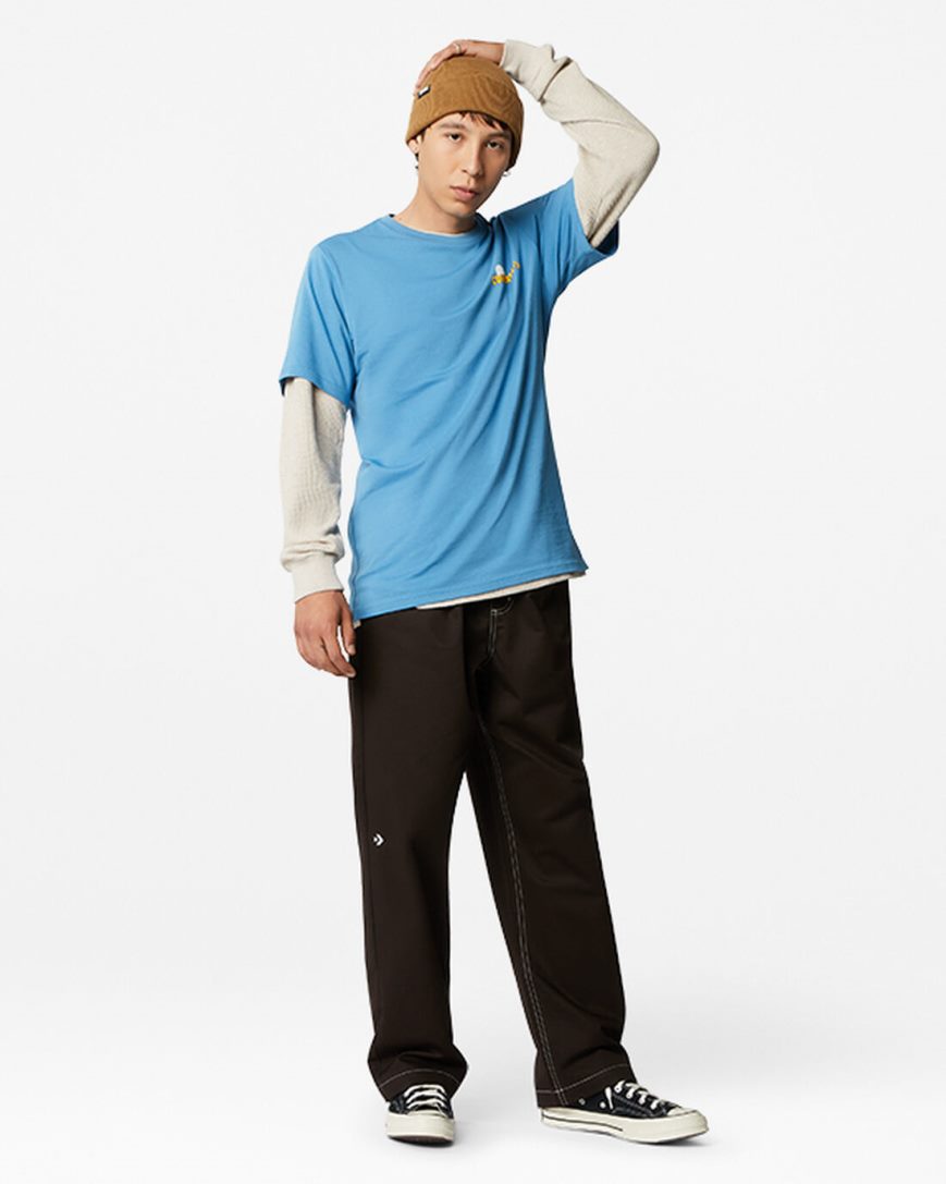 Converse Five Pocket Bukse Herre Brune | 293FXPQZY