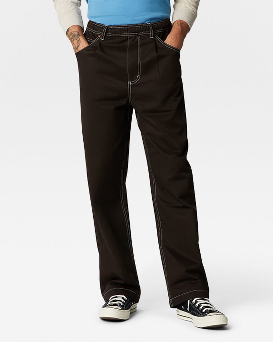 Converse Five Pocket Bukse Herre Brune | 293FXPQZY