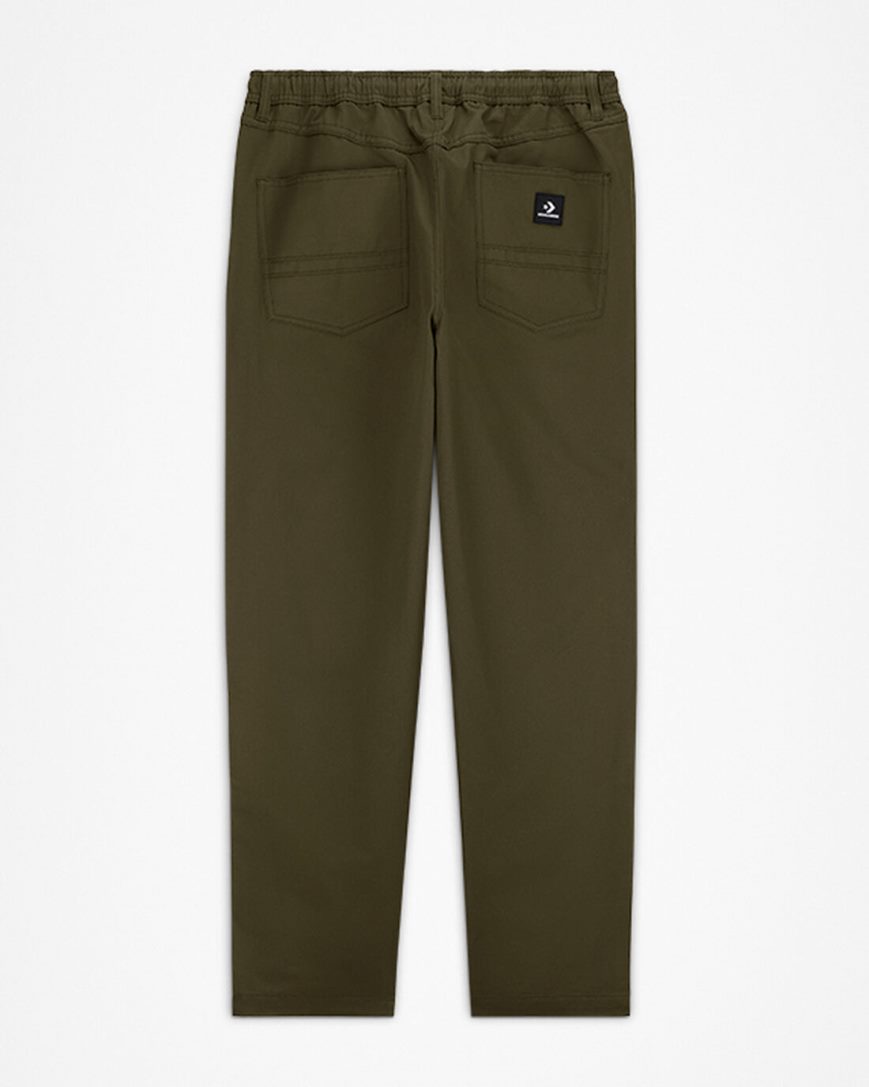 Converse Five Pocket Bukse Herre Olivengrønne | 958QBRZJY