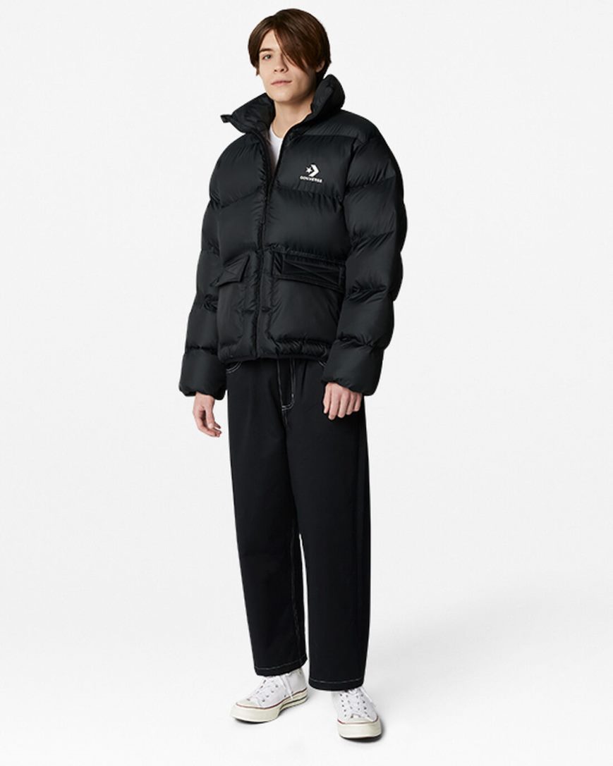 Converse Five Pocket Bukse Herre Svarte | 749RBLSEF