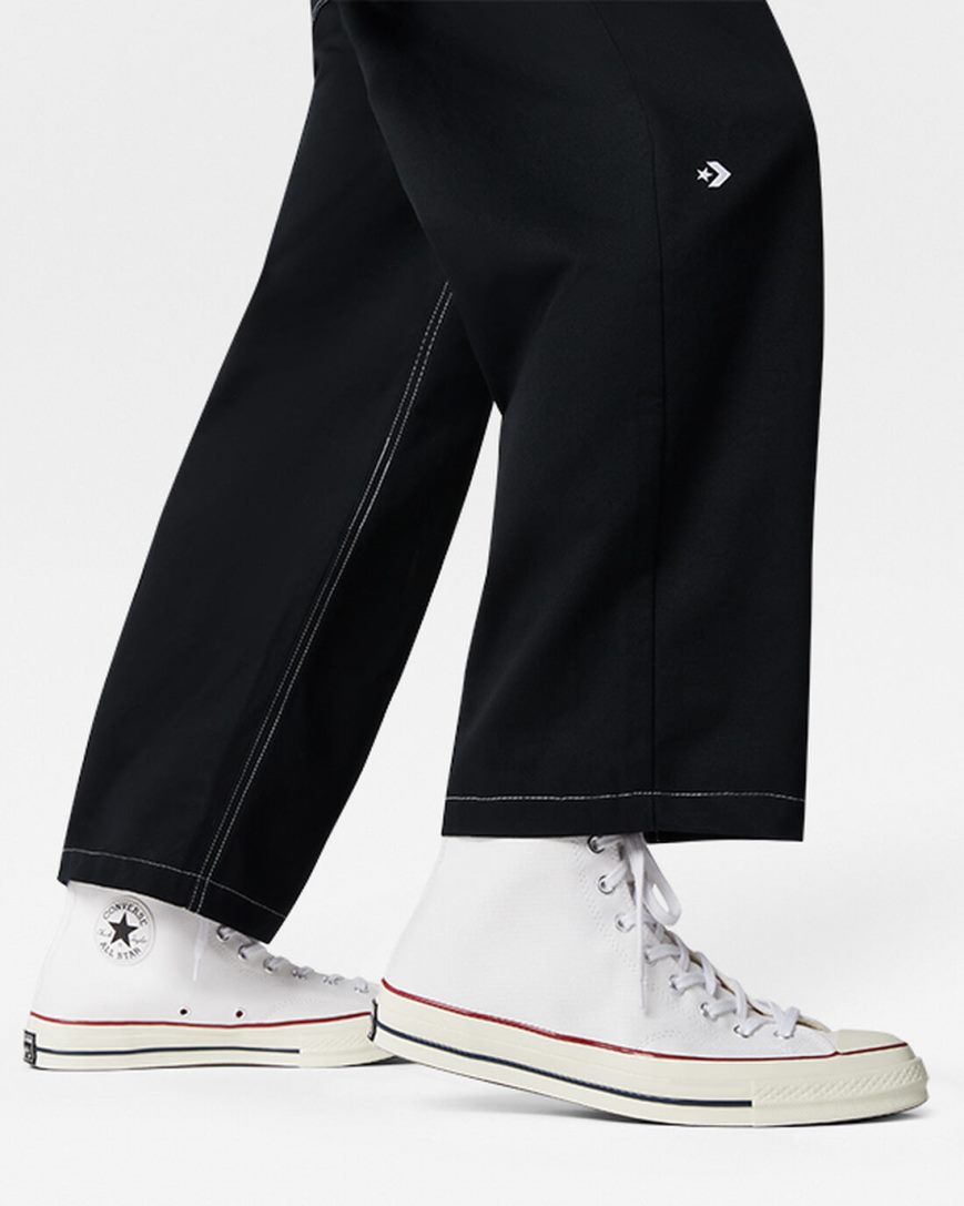 Converse Five Pocket Bukse Herre Svarte | 749RBLSEF
