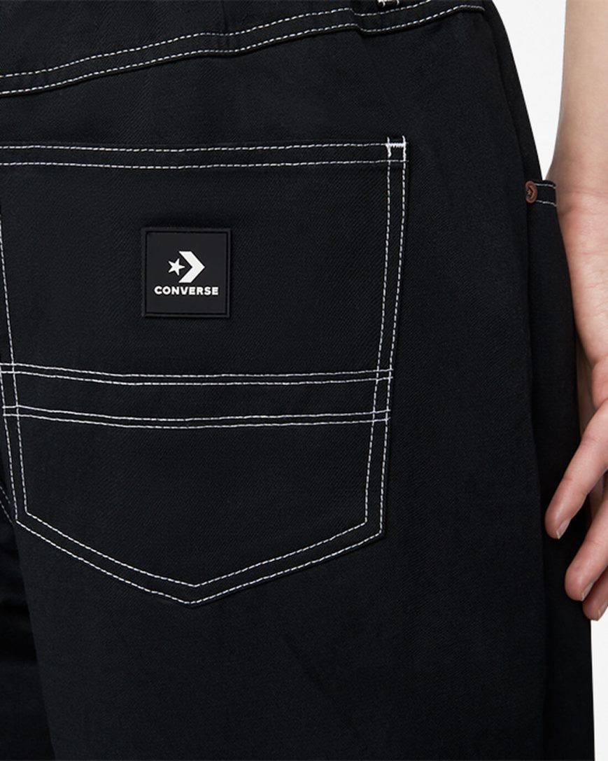 Converse Five Pocket Bukse Herre Svarte | 749RBLSEF