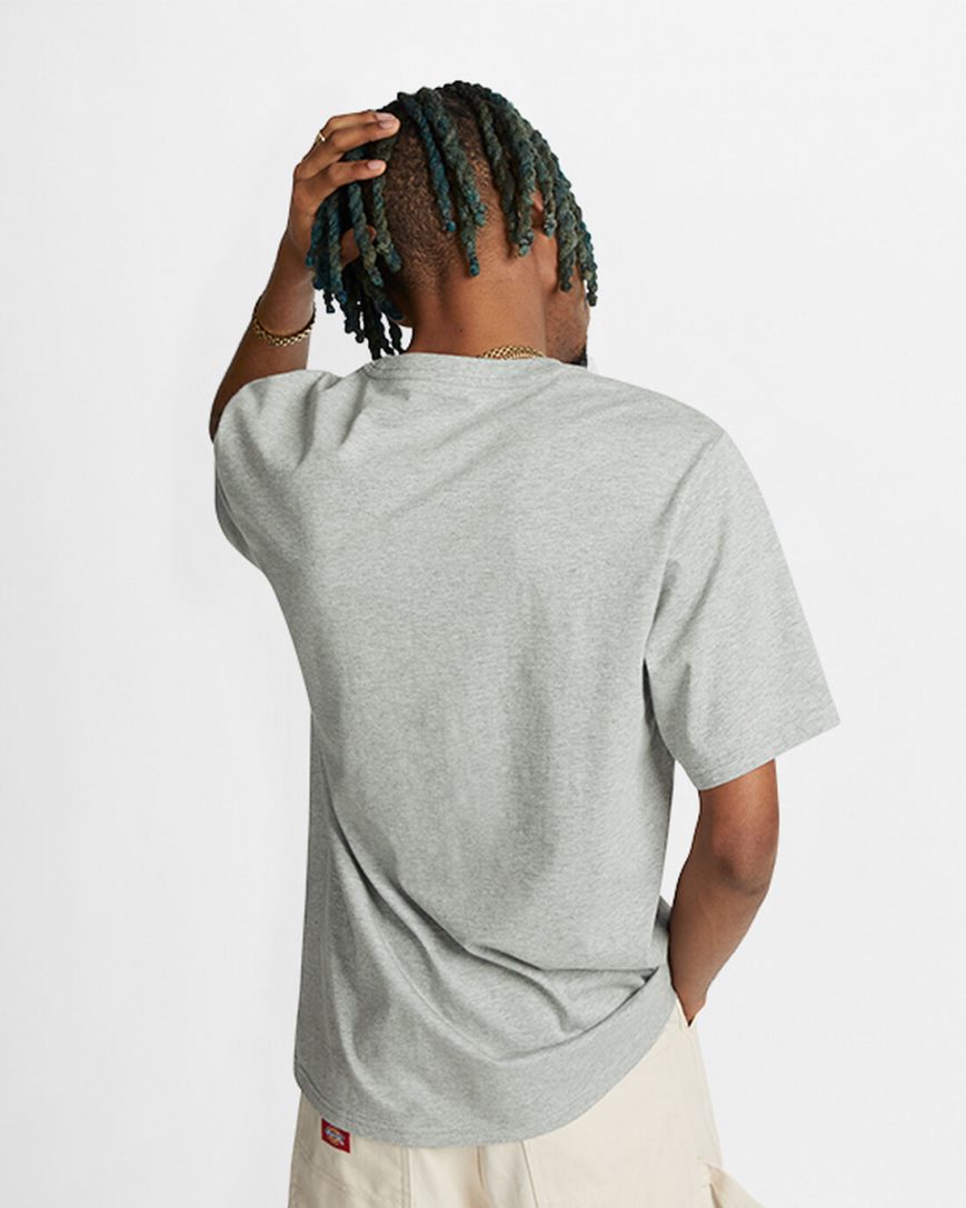 Converse Go-To All Star Patch Standard Fit T-Shirts Dame Grå | 034XFGLVT