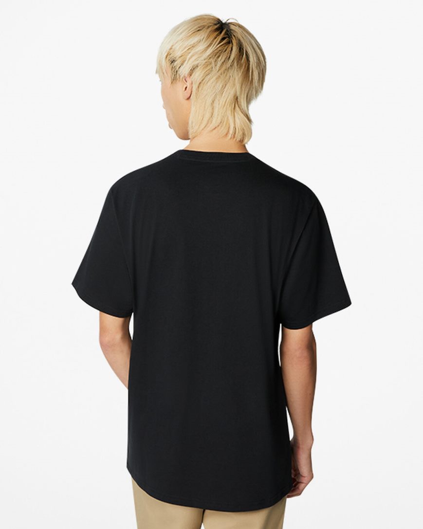 Converse Go-To All Star Patch Standard Fit T-Shirts Dame Svarte | 048UBCJNX