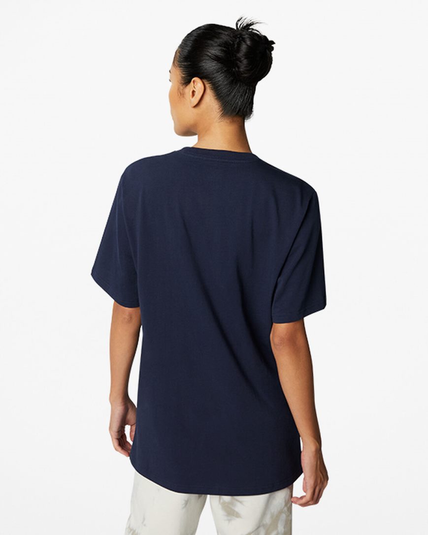 Converse Go-To All Star Patch Standard Fit T-Shirts Herre Obsidian | 681LFYOTJ