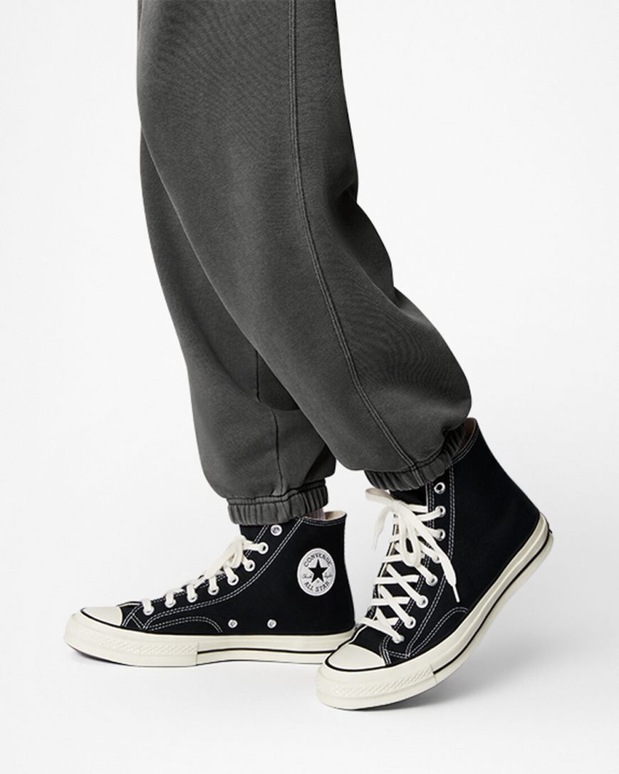 Converse Go-To Chuck Taylor Sneaker Patch Loose Fit Joggebukser Herre Svarte | 412WXPDIV