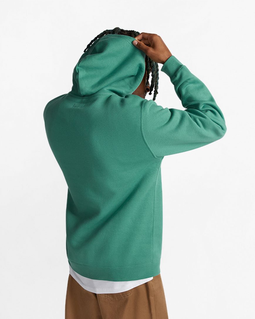 Converse Go-To Embroidered Star Chevron Standard Fit Fleece Hettegensere Dame Grønn | 596HJLBYO