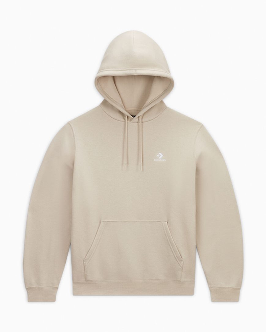 Converse Go-To Embroidered Star Chevron Standard Fit Fleece Hettegensere Dame Grå | 832QRVSTX
