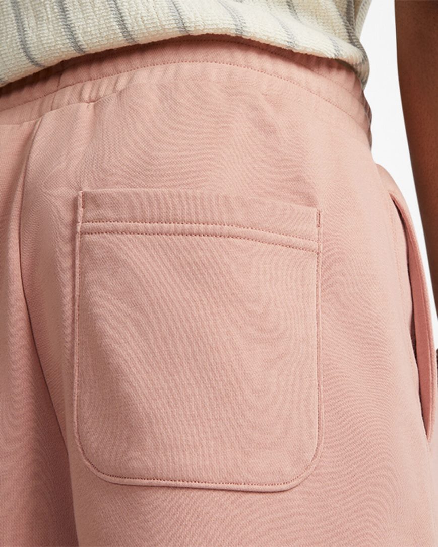 Converse Go-To Embroidered Star Chevron Standard Fit Fleece Shorts Herre Rosa | 904MAQONH
