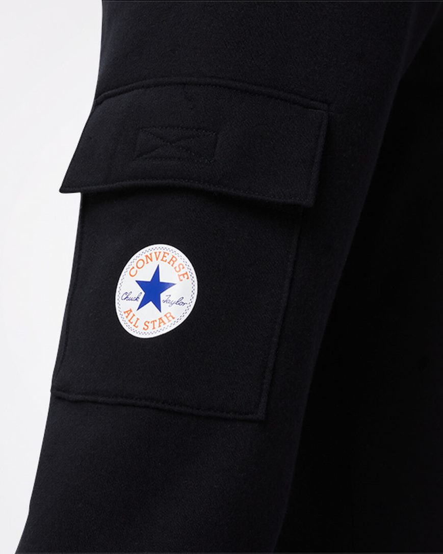 Converse Into The Wild Fleece Cargo Bukse Gutt Svarte | 792GLBSNI