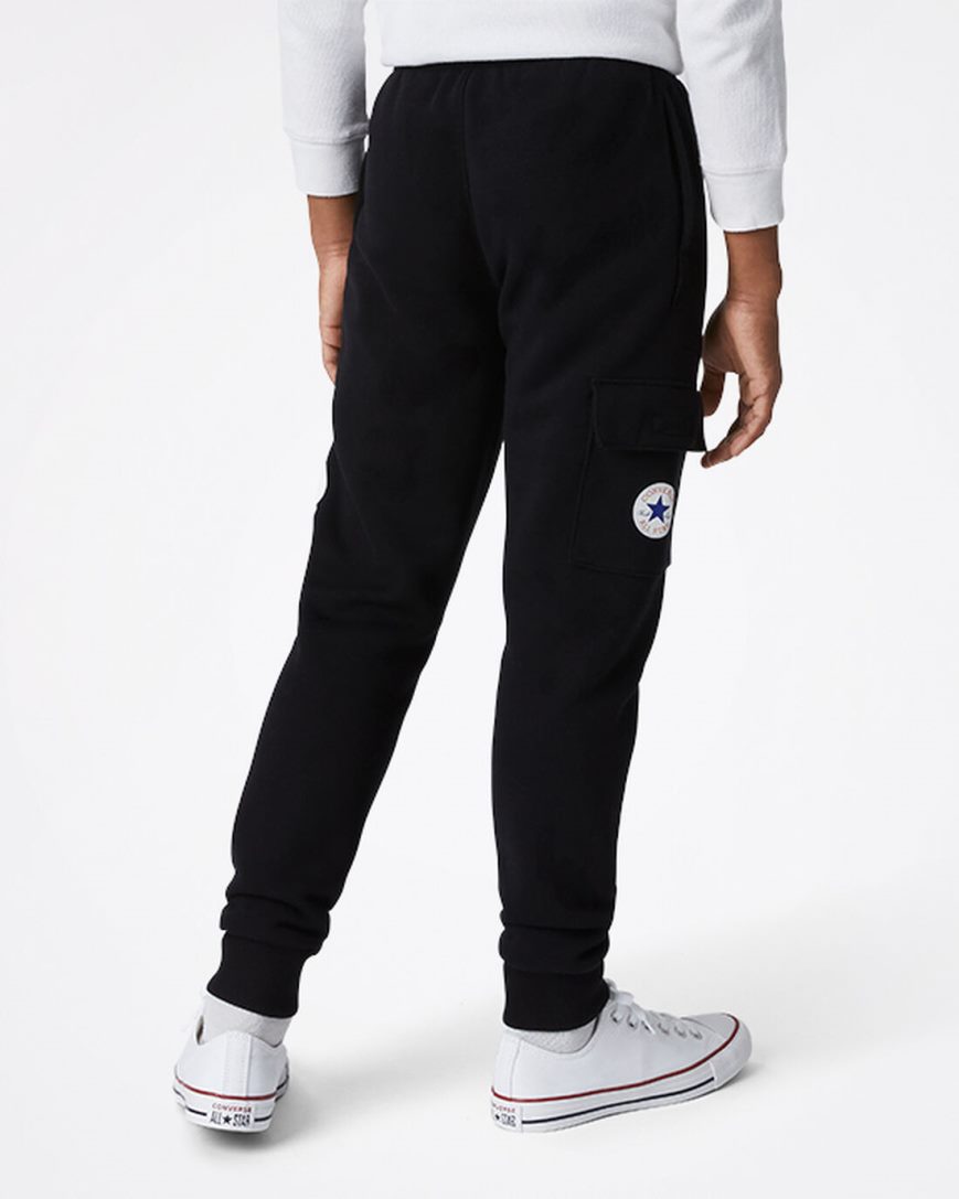 Converse Into The Wild Fleece Cargo Bukse Gutt Svarte | 792GLBSNI