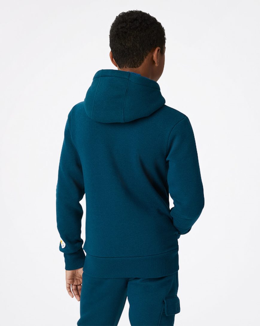 Converse Into The Wild Fleece Pullover Hettegensere Gutt Blå | 471TZCEOG