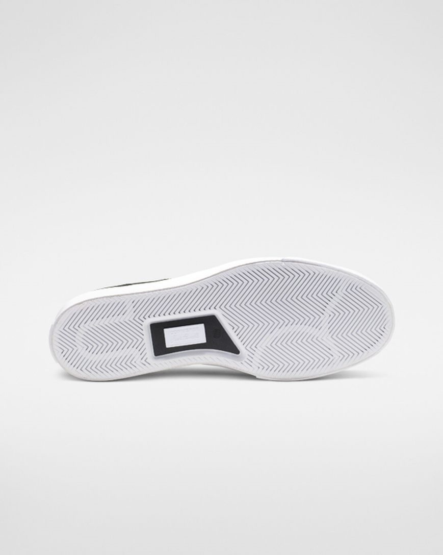 Converse Jack Purcell Lær Lave Sko Dame Svarte Hvite | 812NZASYC