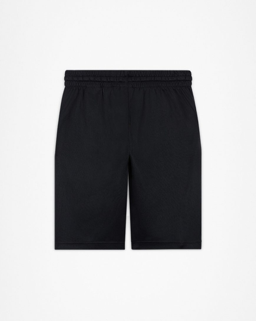 Converse Logo Smiley Mesh Shorts Gutt Svarte | 018SPZRON