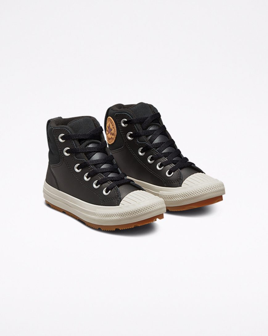 Converse Lær Chuck Taylor All Star Berkshire Boot Color Høye Sko Jente Svarte | 145BFSCZD