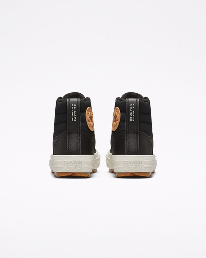 Converse Lær Chuck Taylor All Star Berkshire Boot Color Høye Sko Jente Svarte | 145BFSCZD
