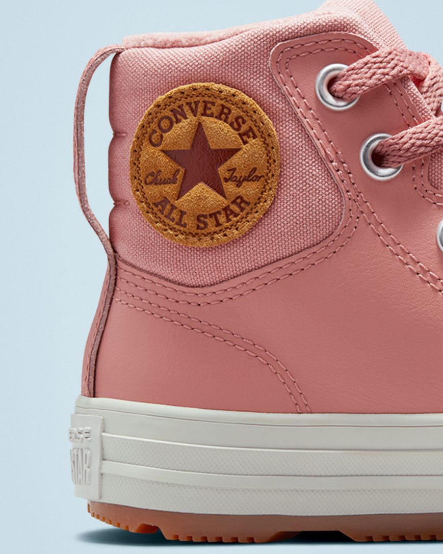 Converse Lær Chuck Taylor All Star Berkshire Boot Color Høye Sko Jente Rosa | 638YUBRXP