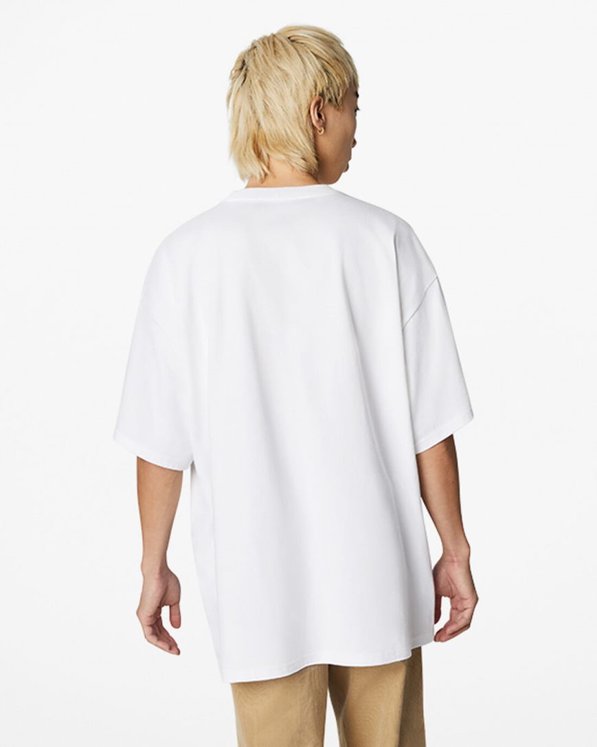 Converse Novelty Store Grafiske T-Shirts Herre Hvite | 694RAYSKE